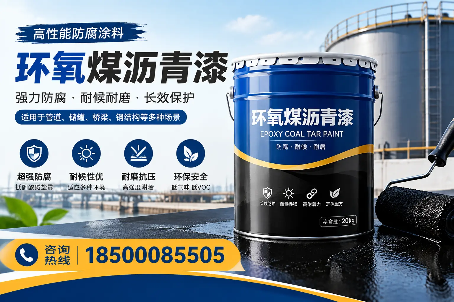 环氧煤沥青漆的施工步骤详解,庆阳装修必备知识
